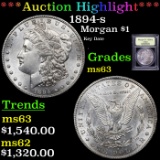 ***Auction Highlight*** 1894-s Morgan Dollar $1 Graded Select Unc By USCG (fc)