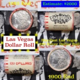 ***Auction Highlight*** Full Morgan/Peace Casino Las Vegas Stardust silver $1 roll $20, 1885 & 1900