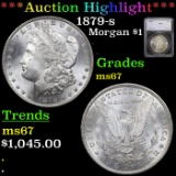 ***Auction Highlight*** 1879-s Morgan Dollar $1 Graded ms67 By SEGS (fc)