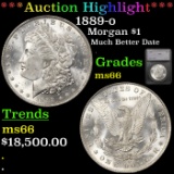 ***Auction highlight*** 1889-o Morgan Dollar $1 Graded ms66 By SEGS (fc)