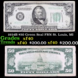 1934B $50 Green Seal FRN St. Louis, MI Grades xf