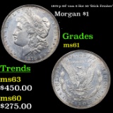 1878-p 8tf vam 8 Hot 50 'Stick Fetaher' Morgan Dollar $1 Grades BU+