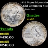 1925 Stone Mountain Old Commem Half Dollar 50c Grades GEM+ Unc