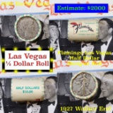 ***Auction Highlight*** Old Casino 50c Roll $10 Halves Las Vegas Casino Flamingo 1927  Walker & 189