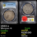 PCGS 1883-s Morgan Dollar $1 Graded xf40 By PCGS