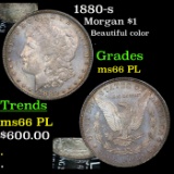 1880-s Morgan Dollar $1 Grades GEM+ UNC PL