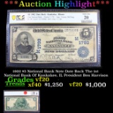 ***Auction Highlight*** PCGS 1902 $5 National Bank Note Date Back The 1st National Bank Of Kankakee,