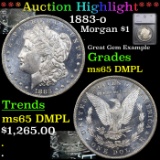 ***Auction Highlight*** 1883-o Morgan Dollar $1 Graded ms65 DMPL By SEGS (fc)