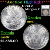 ***Auction Highlight*** 1884-o Morgan Dollar $1 Graded ms67 By SEGS (fc)