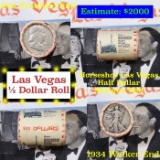***Auction Highlight*** Old Casino 50c Roll $10 Halves Las Vegas Casino Horseshoe 1934 Walker & 1951