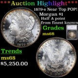 ***Auction Highlight*** 1879-s Near Top POP! Morgan Dollar $1 Graded ms68 By SEGS (fc)