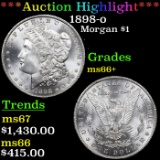 1898-o Morgan Dollar $1 Graded ms66+ By SEGS