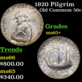 1920 Pilgrim Old Commem Half Dollar 50c Grades GEM+ Unc