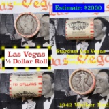 ***Auction Highlight*** Old Casino 50c Roll $10 Halves Las Vegas Casino Stardust 1942 Walker & 1911
