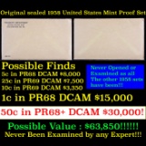 Original sealed 1958 United States Mint Proof Set