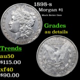 1898-s Morgan Dollar $1 Grades AU Details