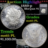***Auction Highlight*** 1889-p Morgan Dollar $1 Graded ms65 PL By SEGS (fc)