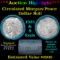 ***Auction Highlight*** Full solid Bank Of America Morgan/Peace silver dollar roll, 20 coin 1923 & '