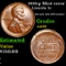 1936-p Mint error Lincoln Cent 1c Grades AU, Almost Unc