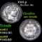 1911-p Barber Dime 10c Grades Unc Details