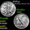 1945-p Walking Liberty Half Dollar 50c Grades Choice Unc