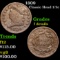 1809 Classic Head half cent 1/2c Grades f details