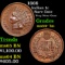 1868 Indian Cent 1c Grades Choice+ Unc BN