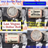 ***Auction Highlight*** Old Casino 50c Roll $10 Halves Las Vegas Casino The Mint 1912 Barber & 1942