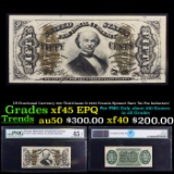 US Fractional Currency 50c Third Issue fr-1335 Francis Spinner Rare 'No Pos Indiactors' Graded xf45