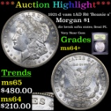 1921-d vam 1AD R6 'Beanie s' Morgan Dollar $1 Graded Choice+ Unc By USCG