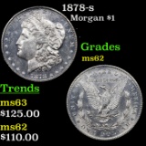 1878-s Morgan Dollar $1 Grades Select Unc