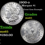 1900-o Morgan Dollar $1 Grades GEM Unc