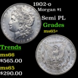 1902-o Morgan Dollar $1 Grades GEM+ Unc