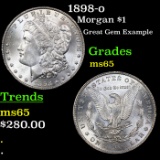 1898-o Morgan Dollar $1 Grades GEM Unc