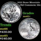 1925 Stone Mountain Old Commem Half Dollar 50c Grades GEM+ Unc