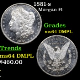 1881-s Morgan Dollar $1 Grades Choice Unc DMPL