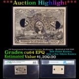 ***Auction Highlight*** 25¢ Experimental Fractional Currency Washington – M#2E25F.3f TOP POP! Graded