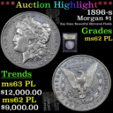 ***Auction Highlight*** 1896-s Morgan Dollar $1 Graded Select Unc PL By USCG (fc)