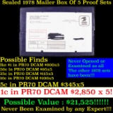 Original sealed box 5- 1978 United States Mint Proof Sets