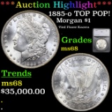 ***Auction Highlight*** 1885-o TOP POP! Morgan Dollar $1 Graded ms68 By SEGS (fc)