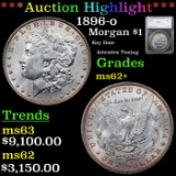 ***Auction Highlight*** 1896-o Morgan Dollar $1 Graded ms62+ By SEGS (fc)