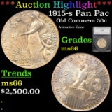 ***Auction Highlight*** 1915-s Pan Pac Old Commem Half Dollar 50c Graded ms66 By SEGS (fc)