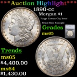 ***Auction Highlight*** 1890-cc Morgan Dollar $1 Graded ms65 By SEGS (fc)