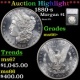 ***Auction Highlight*** 1880-s Morgan Dollar $1 Graded ms66+ By SEGS (fc)