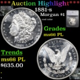 1881-s Morgan Dollar $1 Graded ms66 PL By SEGS