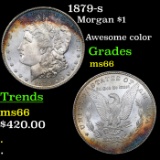 1879-s Morgan Dollar $1 Grades GEM+ Unc