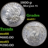 1900-p Morgan Dollar $1 Grades GEM+ Unc