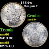 1884-o Morgan Dollar $1 Grades GEM+ Unc