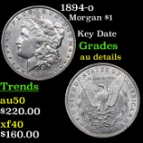 1894-o Morgan Dollar $1 Grades AU Details