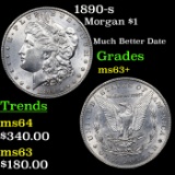 1890-s Morgan Dollar $1 Grades Select+ Unc